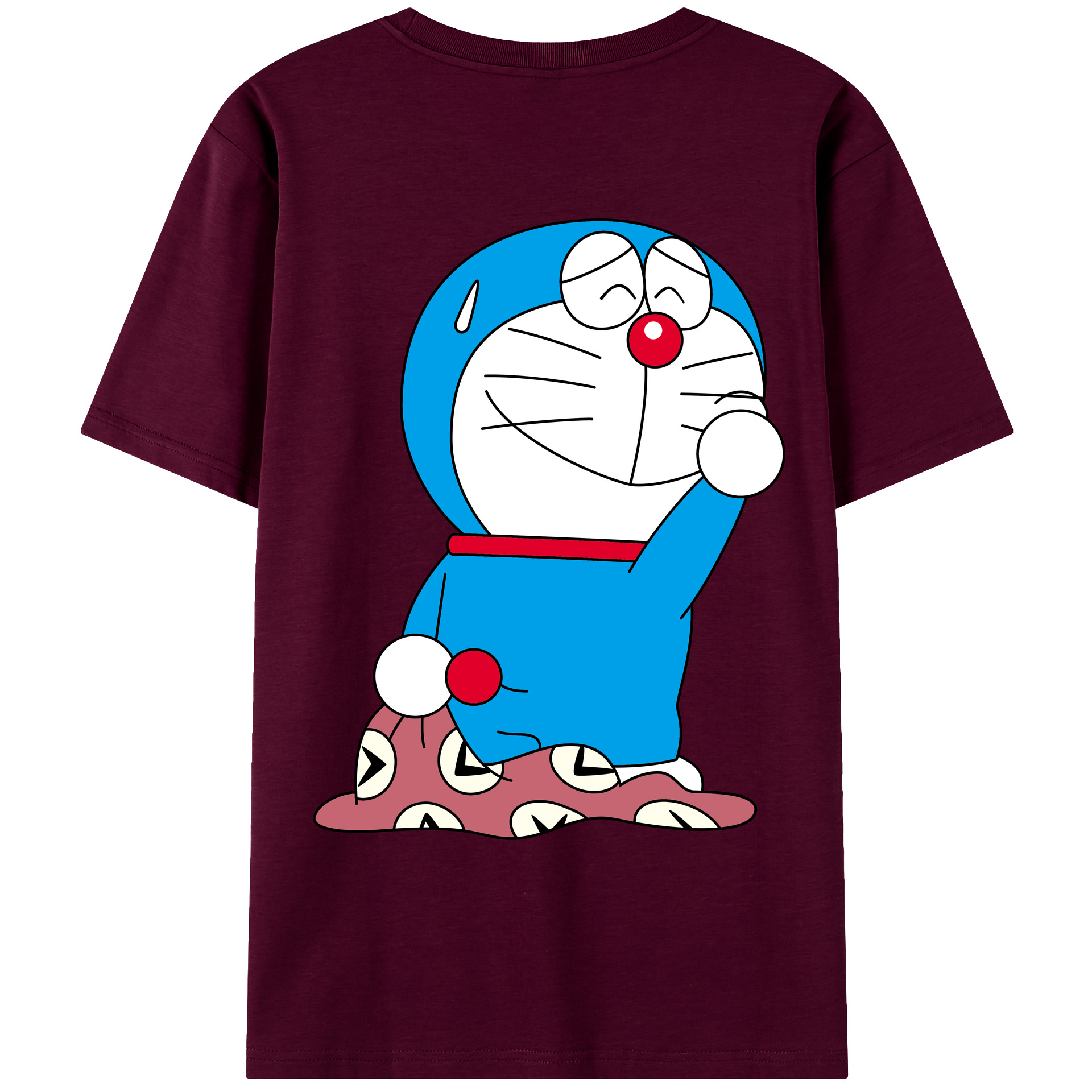 （画像用） ドラえもん Doraemon レディース半袖Tシャツ(バックプリント)